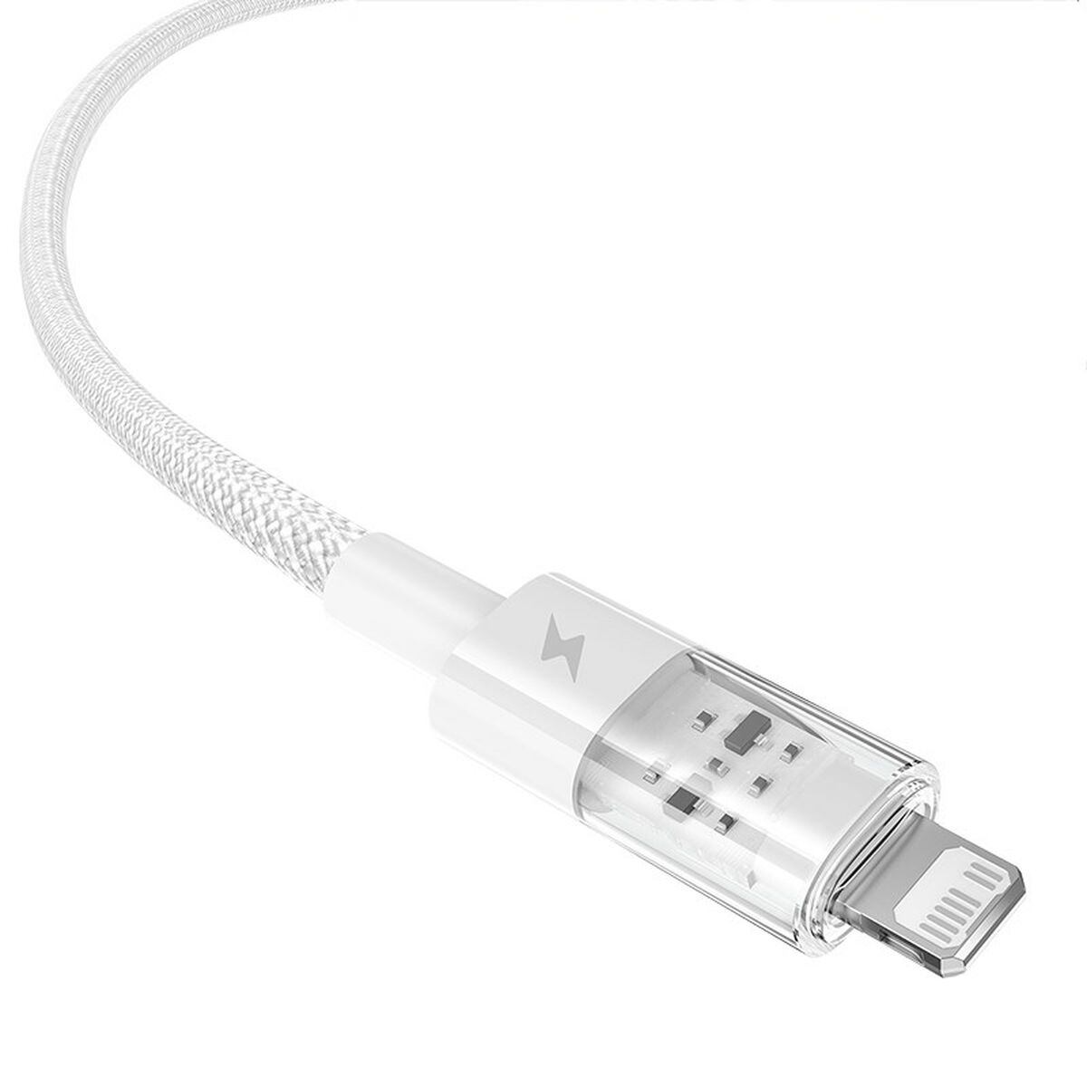 Kabel USB till Lightning Baseus P10373003211-00 Vit 1 m - 3