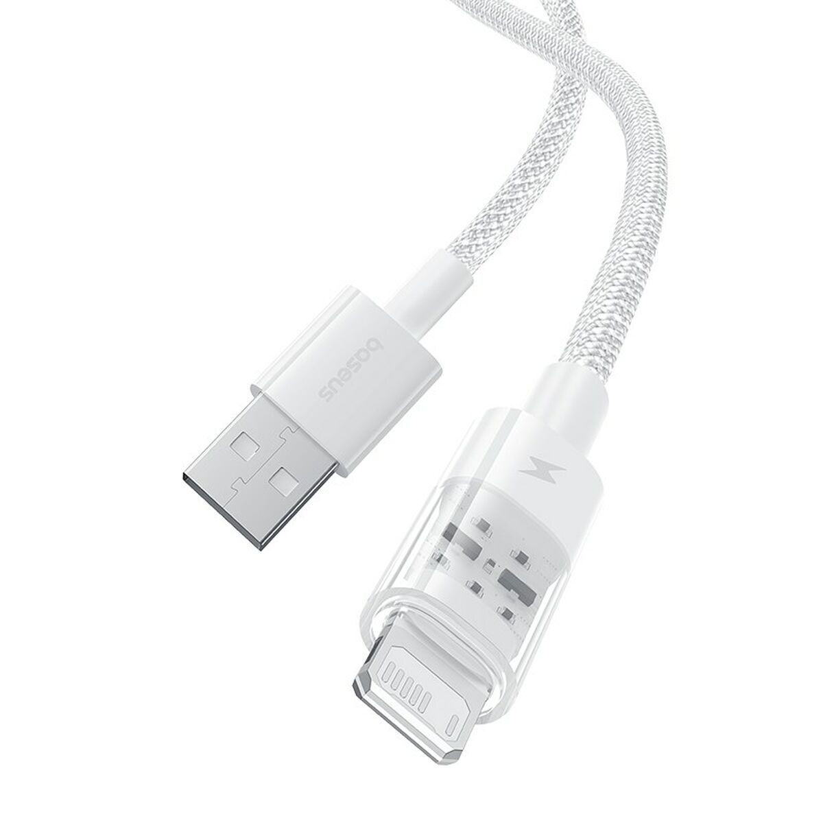 Kabel USB till Lightning Baseus P10373003211-00 Vit 1 m - 2