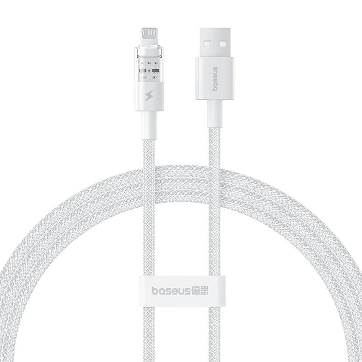 Kabel USB till Lightning Baseus P10373003211-00 Vit 1 m