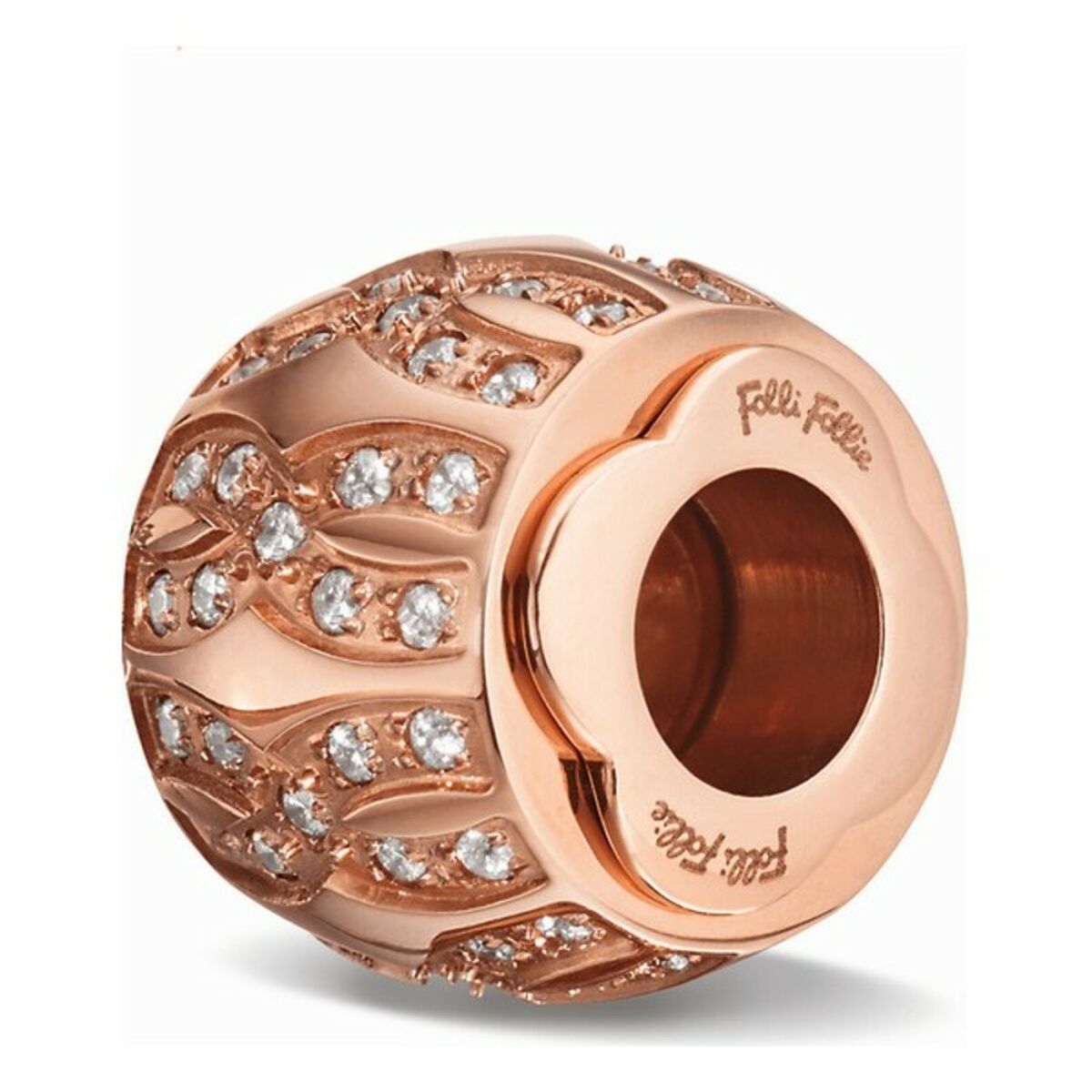 Dampärlor Folli Follie 3P16T006RC Roséguld (1 cm) - 3