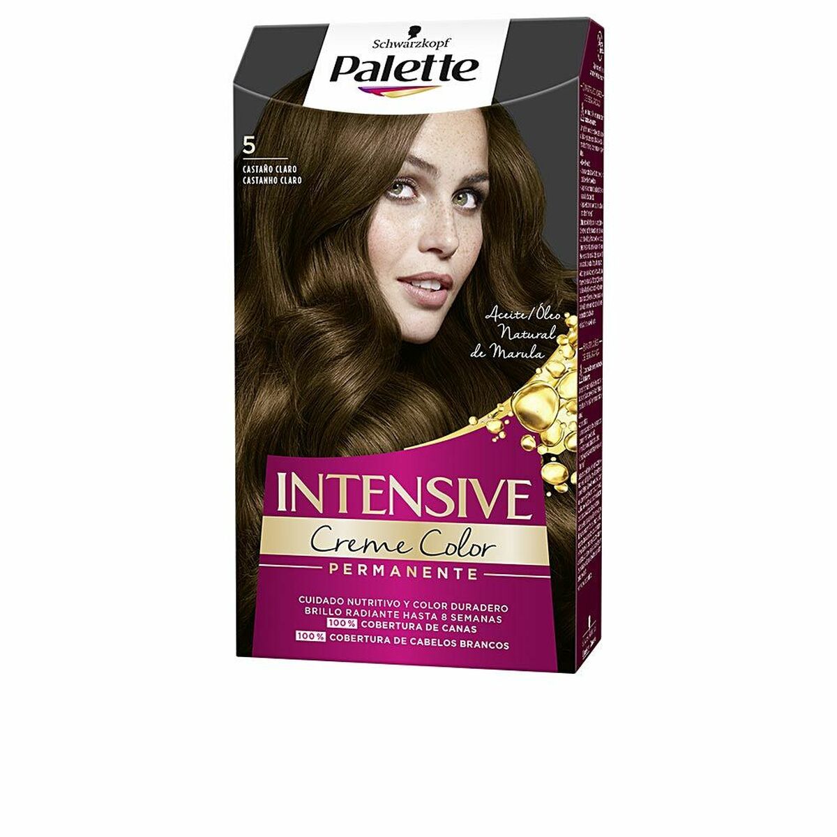 Permanent färg Schwarzkopf Palette Intensive Nº 5-Castano Claro (1 antal)