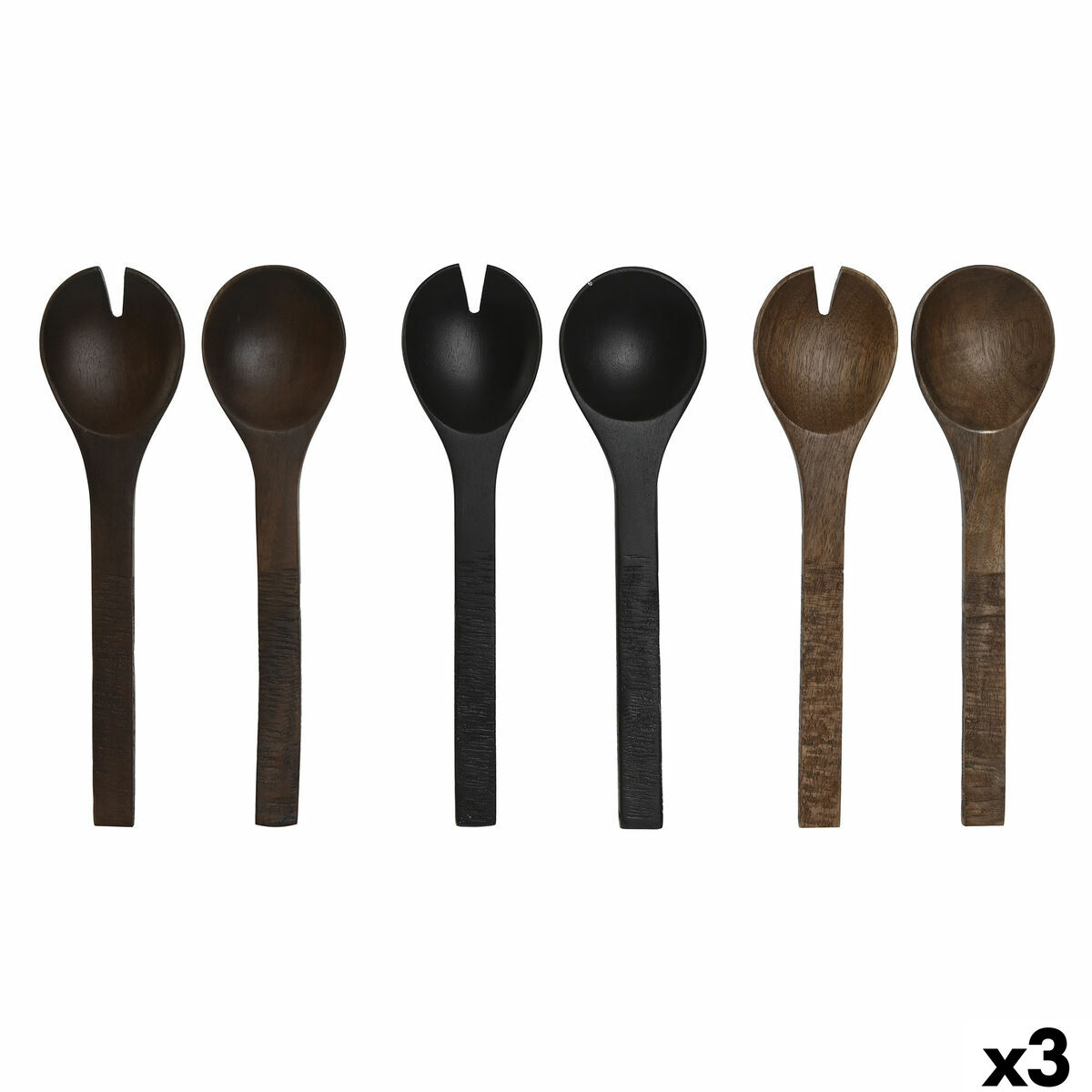 Köksredskap Home ESPRIT Mangoträ 30 x 2 x 8 cm (3 antal)