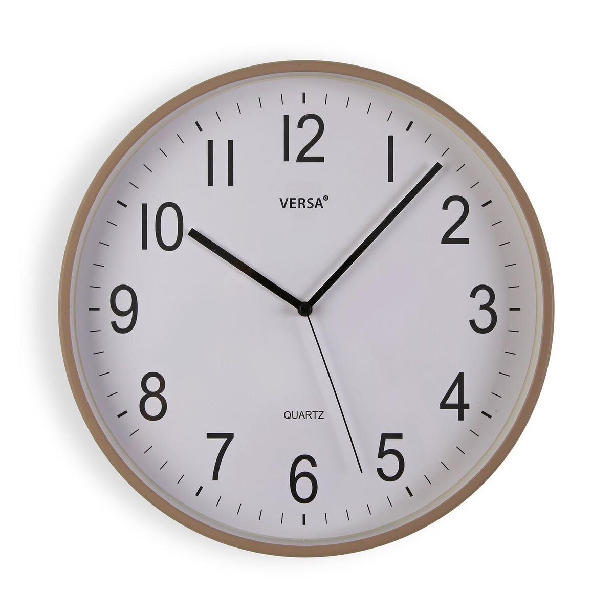 Väggklocka Versa Grå Plast 40 x 40 x 5,5 cm