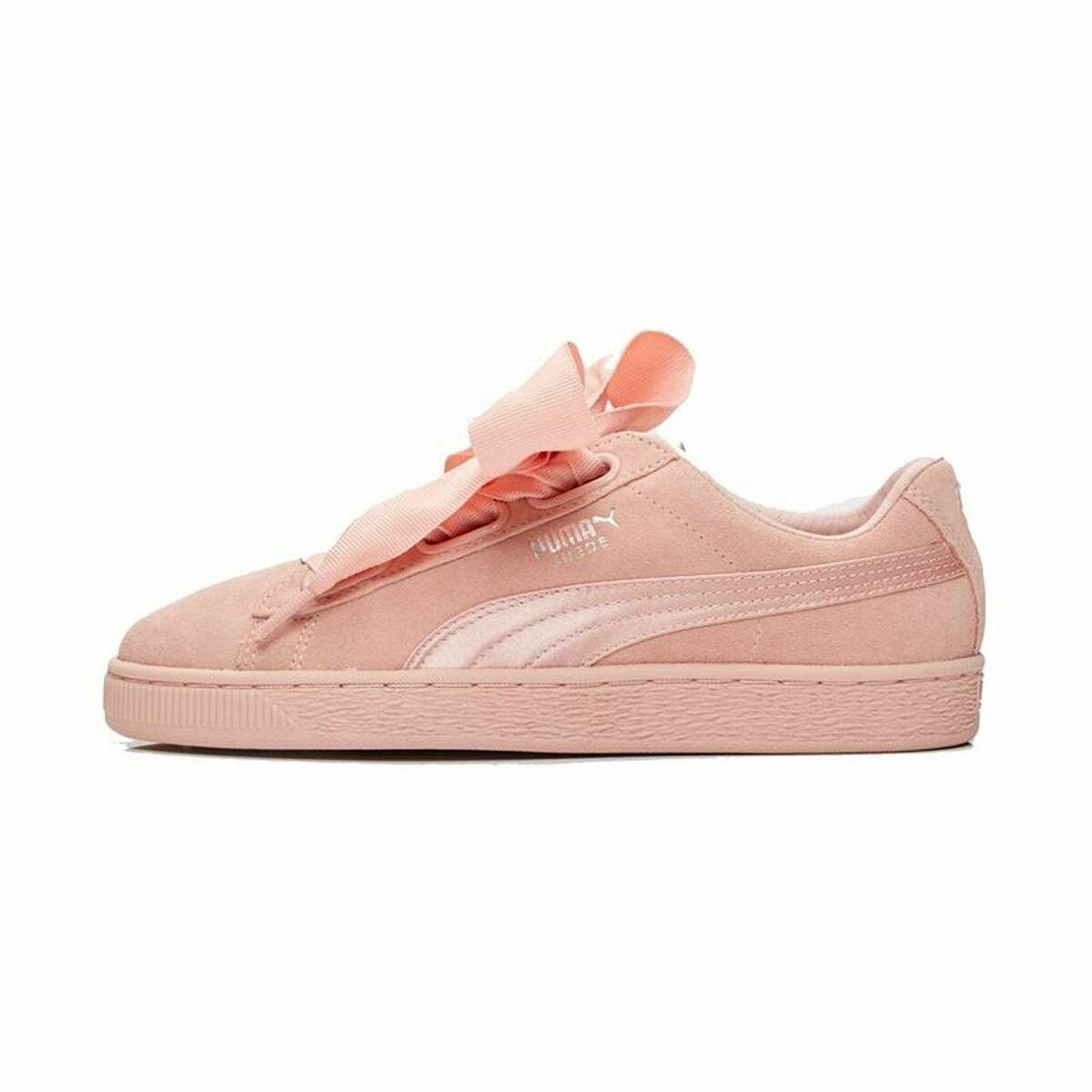 Gymnastiksko, Dam Puma Suede Heart Ep Gul - 8
