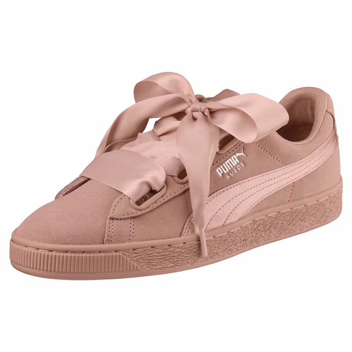 Gymnastiksko, Dam Puma Suede Heart Ep Gul - 6