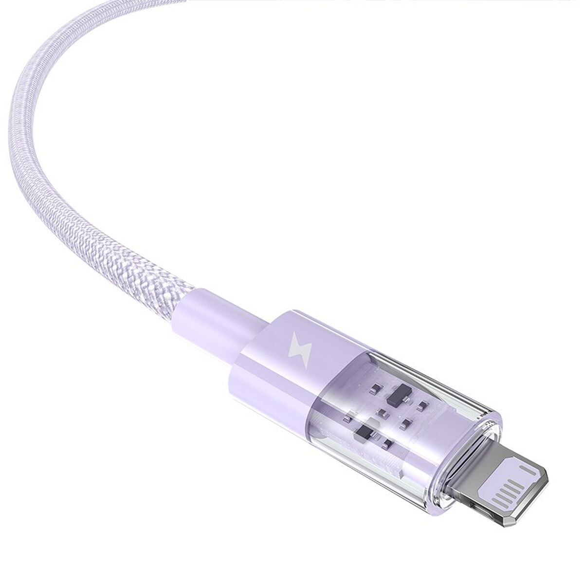 Kabel USB till Lightning Baseus P10373003511-00 Violett 1 m - 3