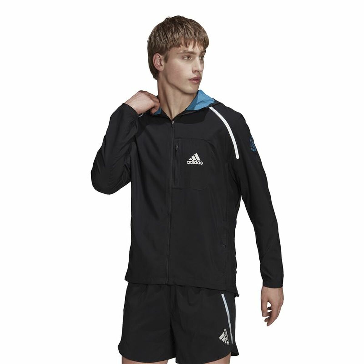 Träningsjacka Herr Adidas Marathon For the Oceans Svart - 9