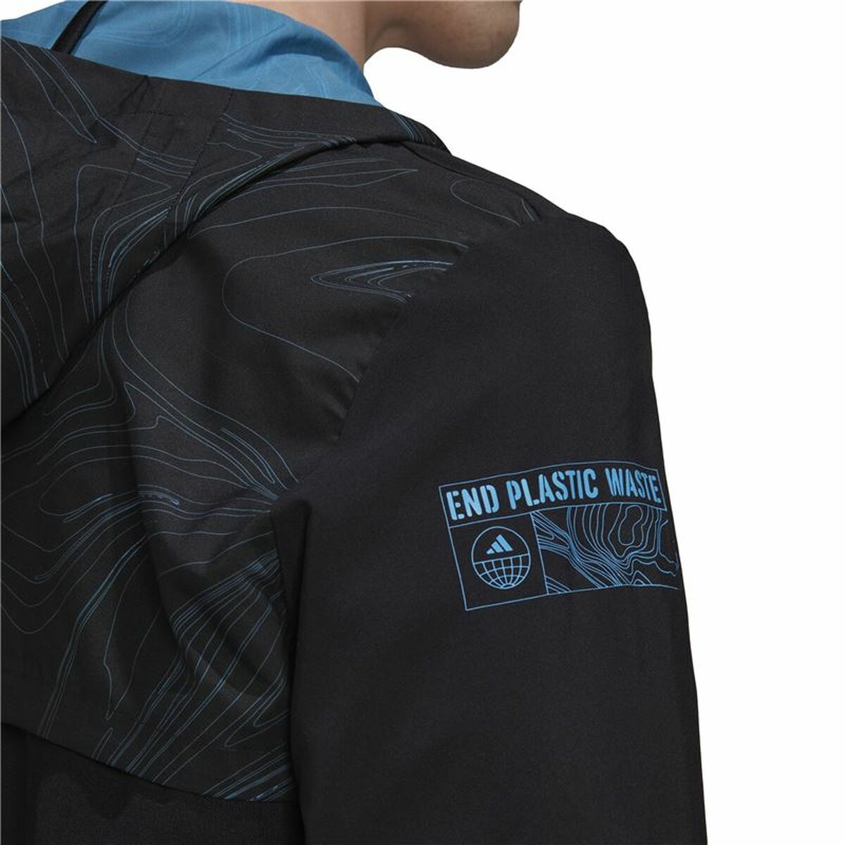 Träningsjacka Herr Adidas Marathon For the Oceans Svart - 4