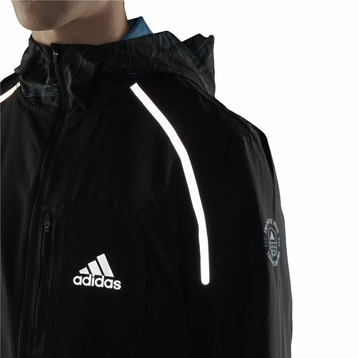 Träningsjacka Herr Adidas Marathon For the Oceans Svart - 5