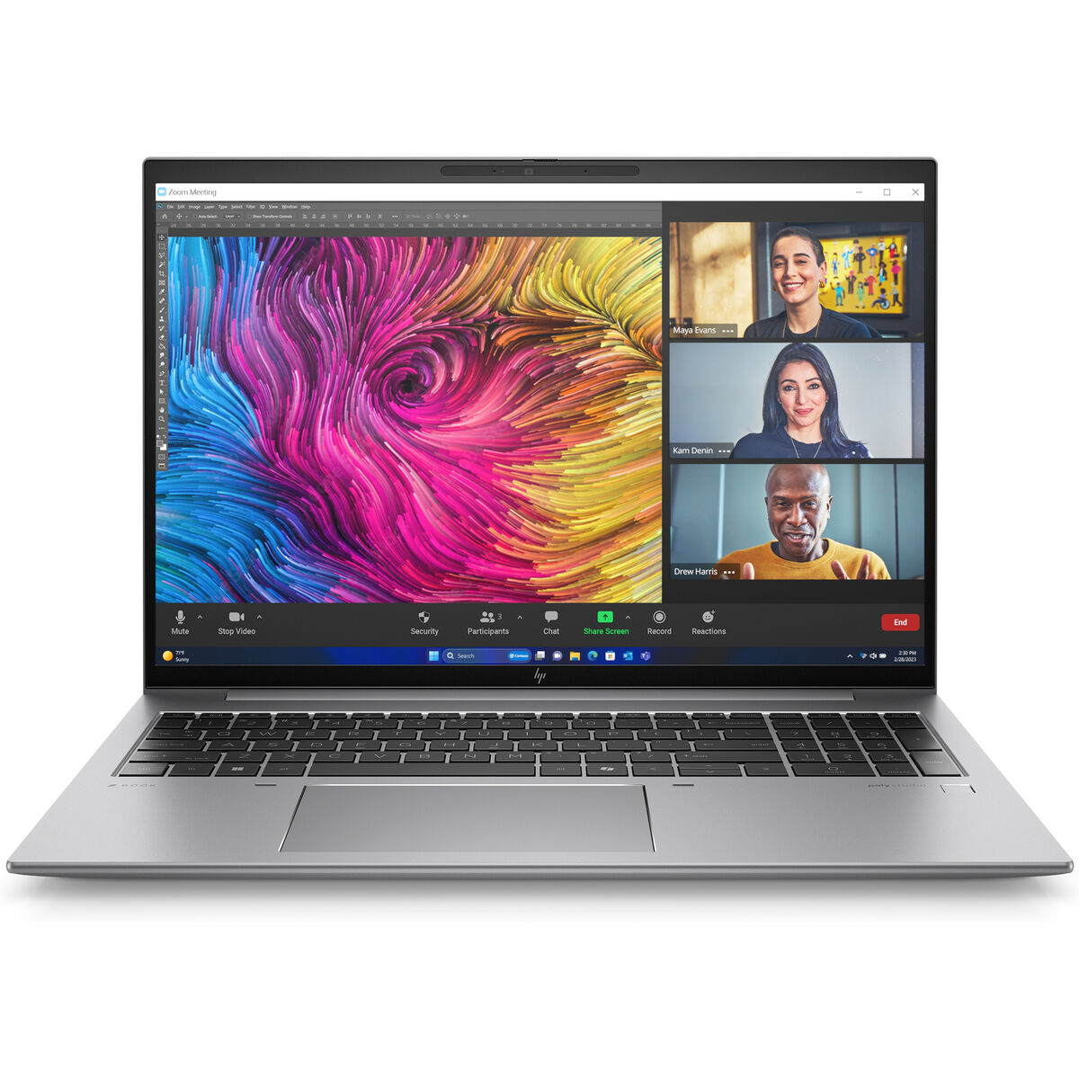 Bärbar dator HP ZBook Firefly G11 16" Intel Core Ultra 7 155H 32 GB RAM 1 TB SSD Qwerty Spanska