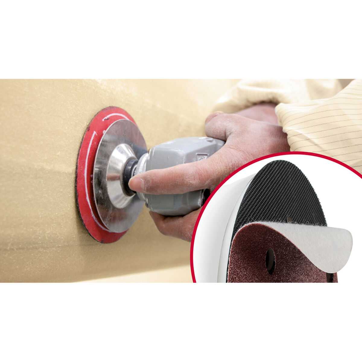 Dubbelsidig Tejp Velcro Svart 50 mm x 5 m Extra stark - 4
