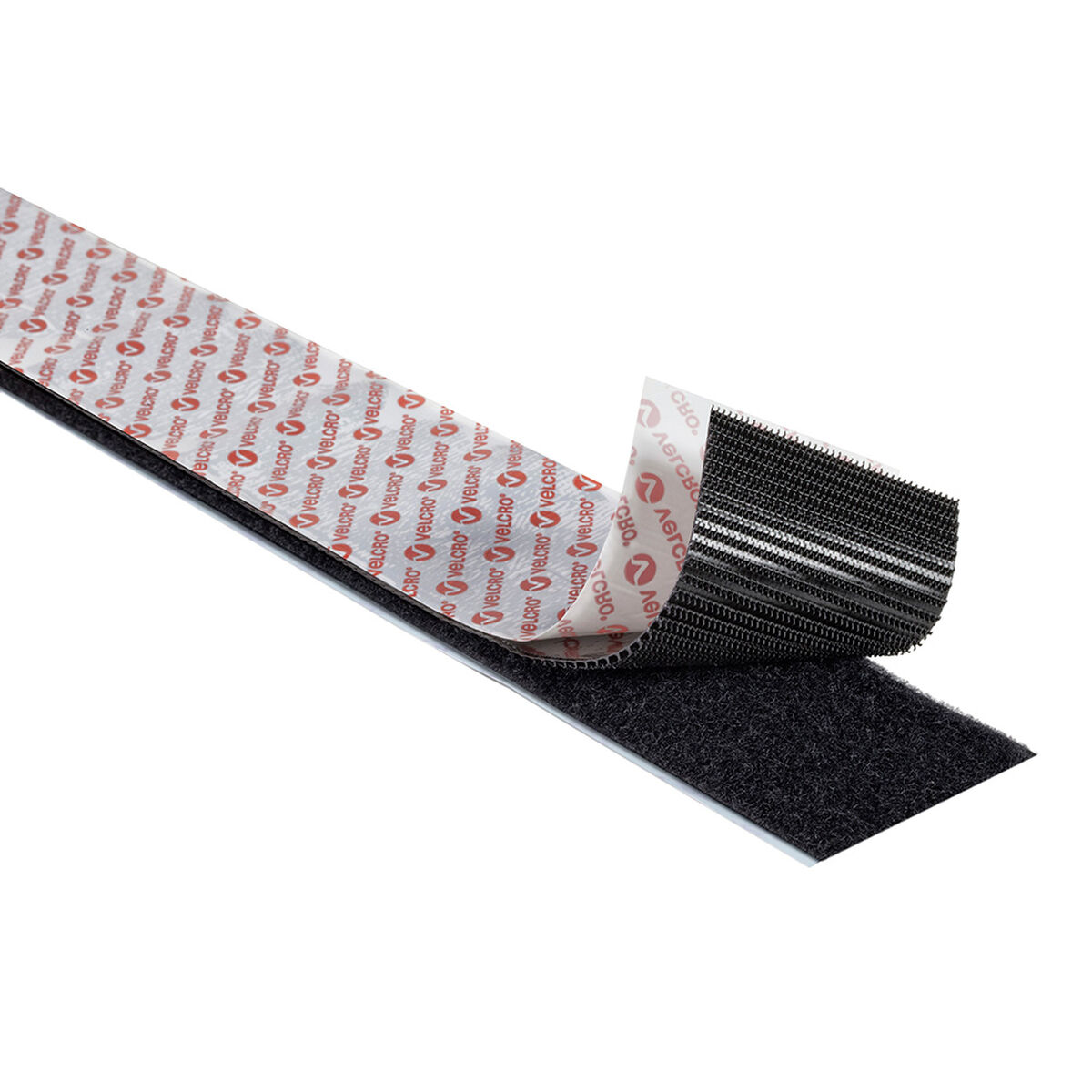 Dubbelsidig Tejp Velcro Svart 50 mm x 5 m Extra stark - 2
