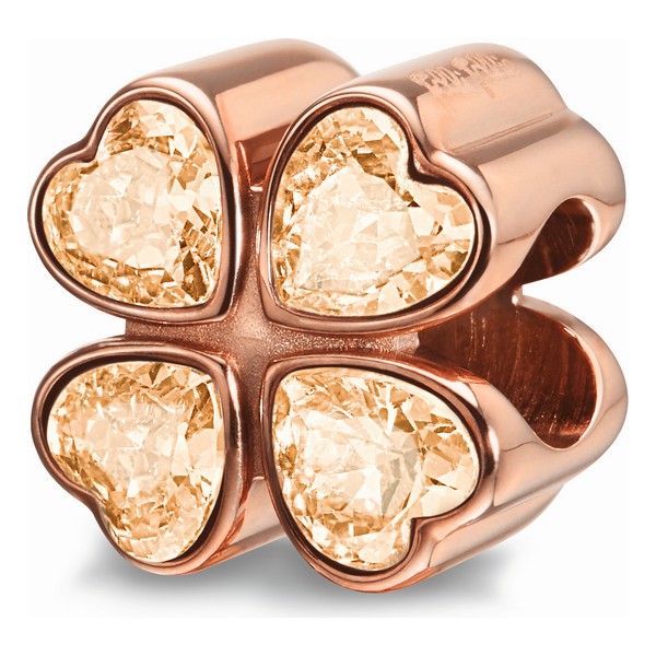 Dampärlor Folli Follie 3P16T009RS Roséguld (1 cm) - 2