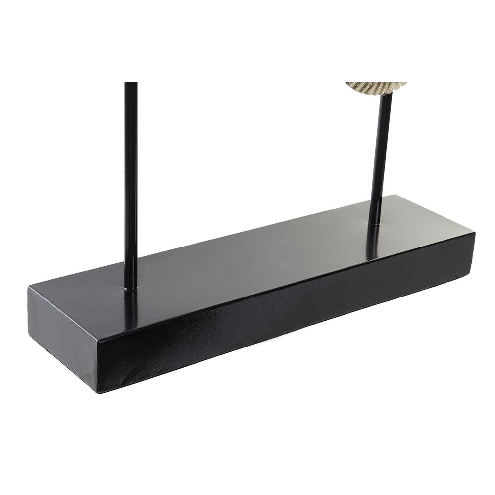 Prydnadsfigur DKD Home Decor 62 x 8,3 x 53,3 cm Blå Gyllene Vit Cirklar - 2