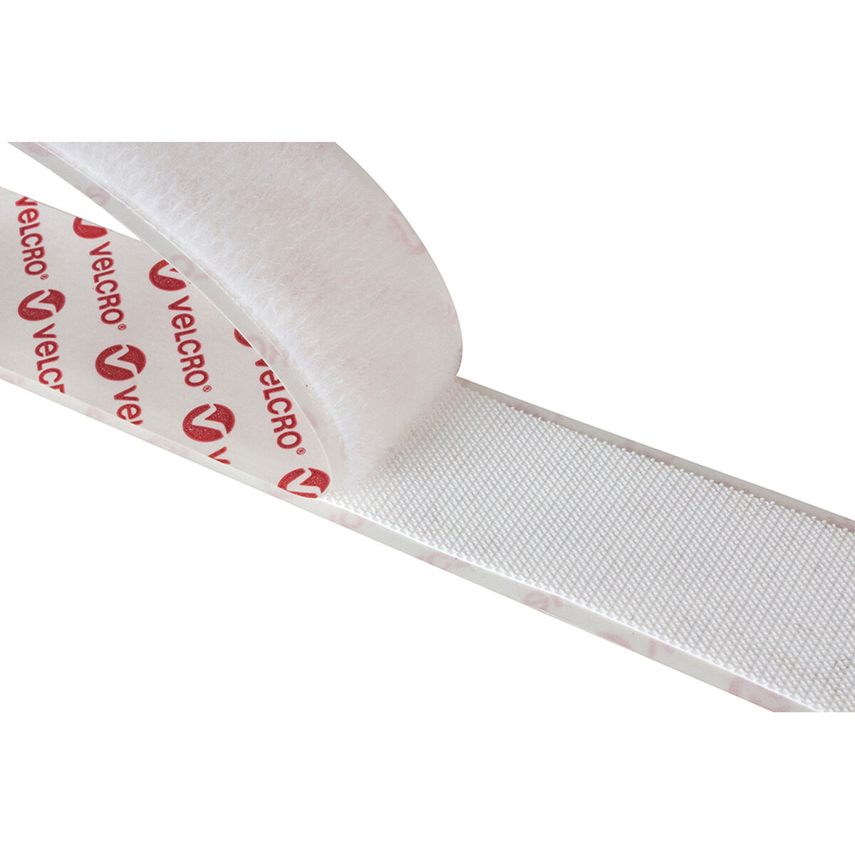 Dubbelsidig Tejp Velcro Vit 20 mm x 5 m - 8