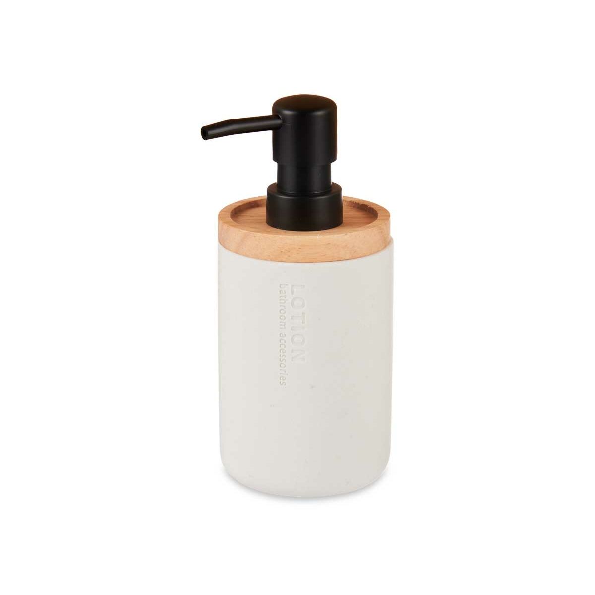 Tvåldispenser Berilo 91037 Vit Trä Harts Plast 9,5 x 18,5 x 7,8 cm (6 antal) - 5