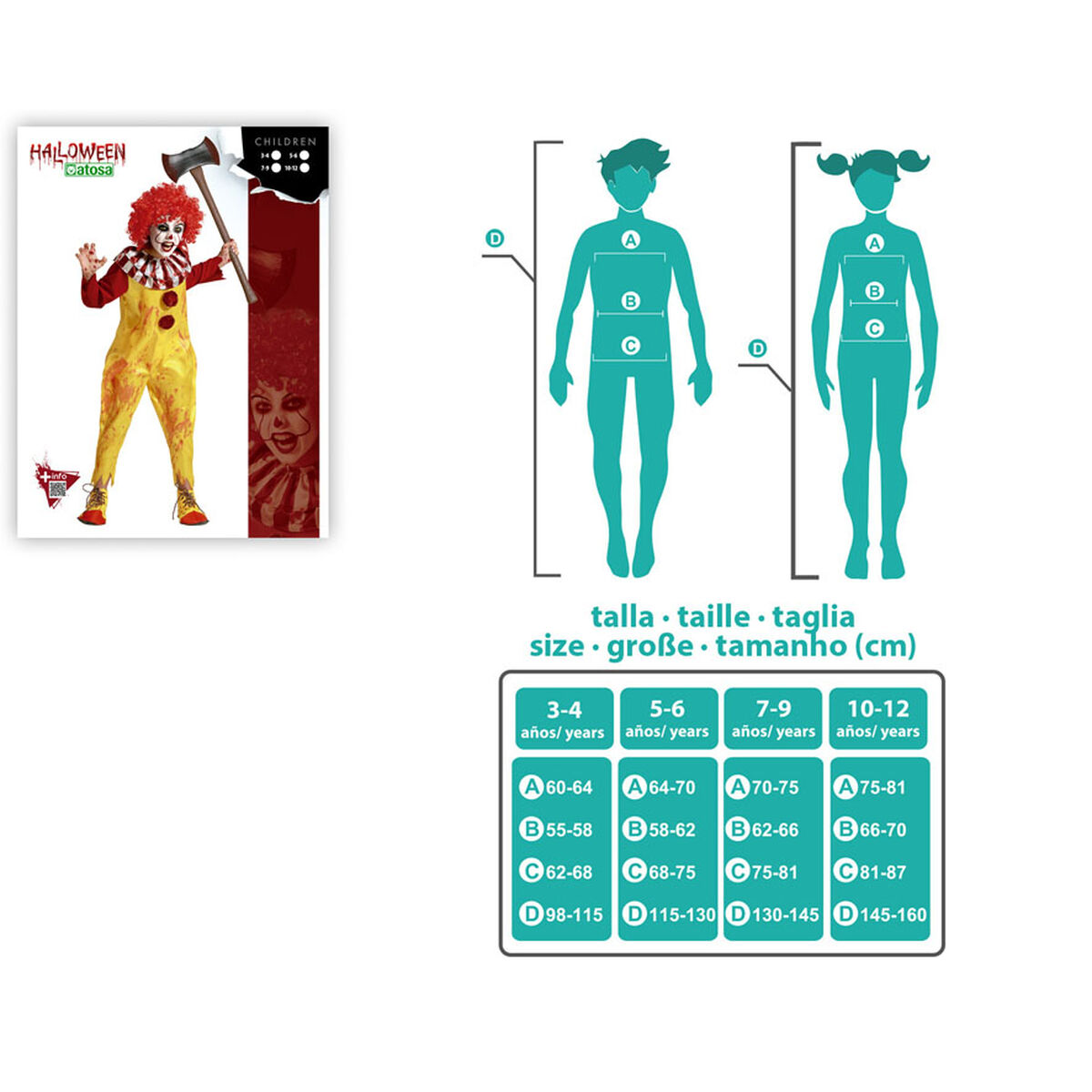 Maskeraddräkt för barn 7-9 år - 5