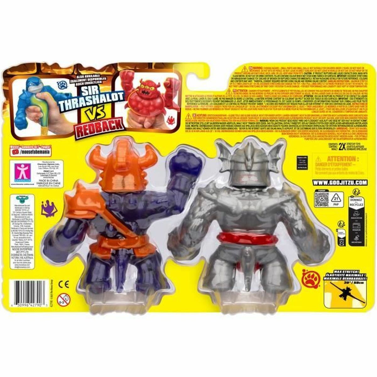 Playset Goo Jit Zu Strikers Blaz vs Corr Figura Duo 11cm - 2