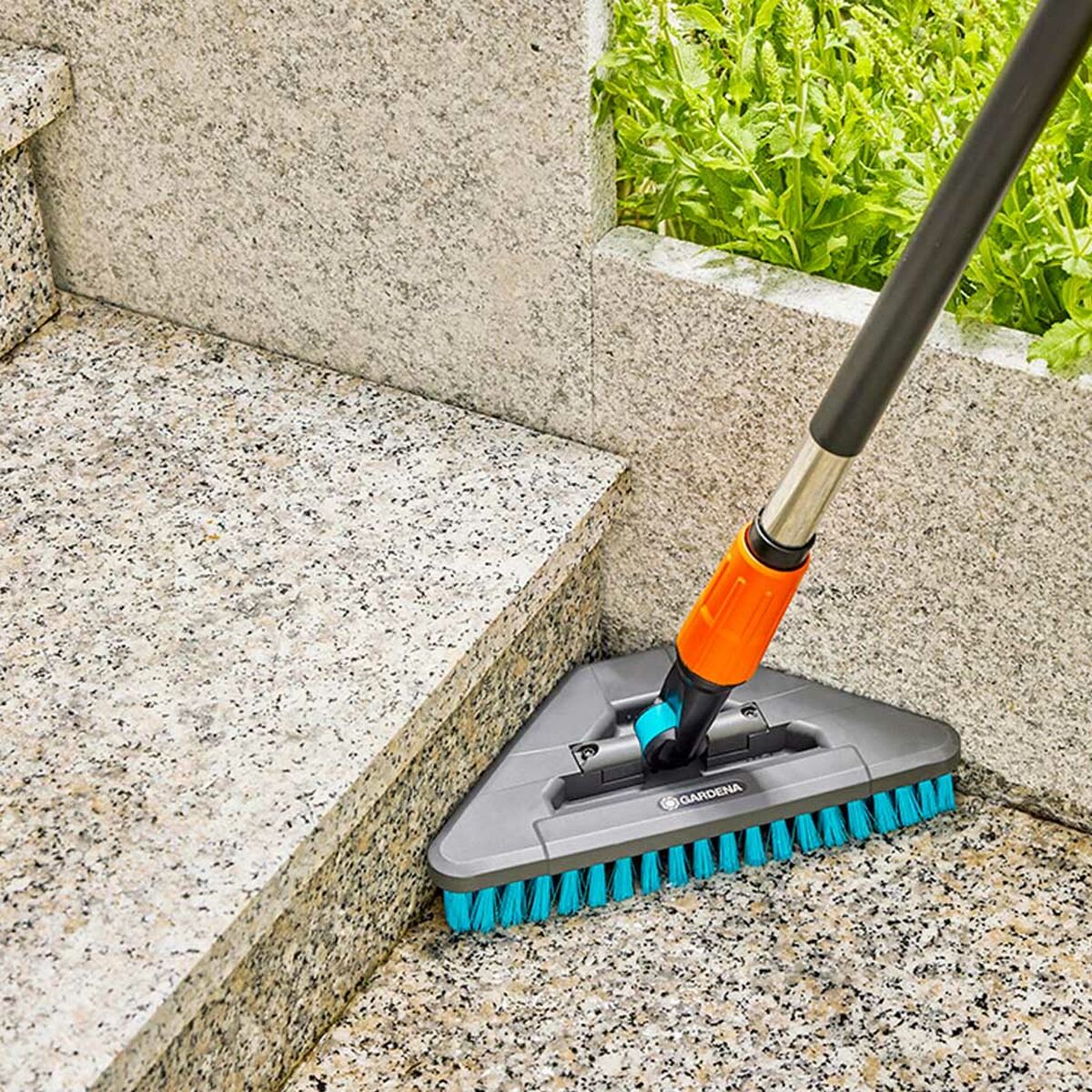 Rengöringsborste Gardena Flex 18814-20 Cleansystem Hård Triangulär - 2