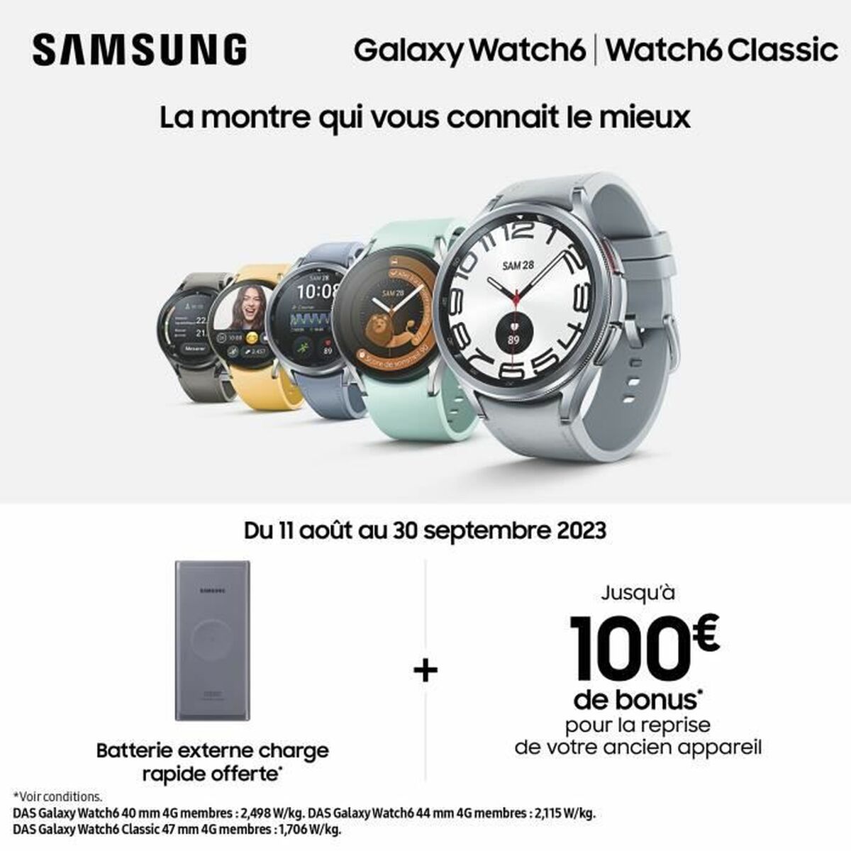 Smartklocka Samsung Silvrig 1,3" 43 mm - 2