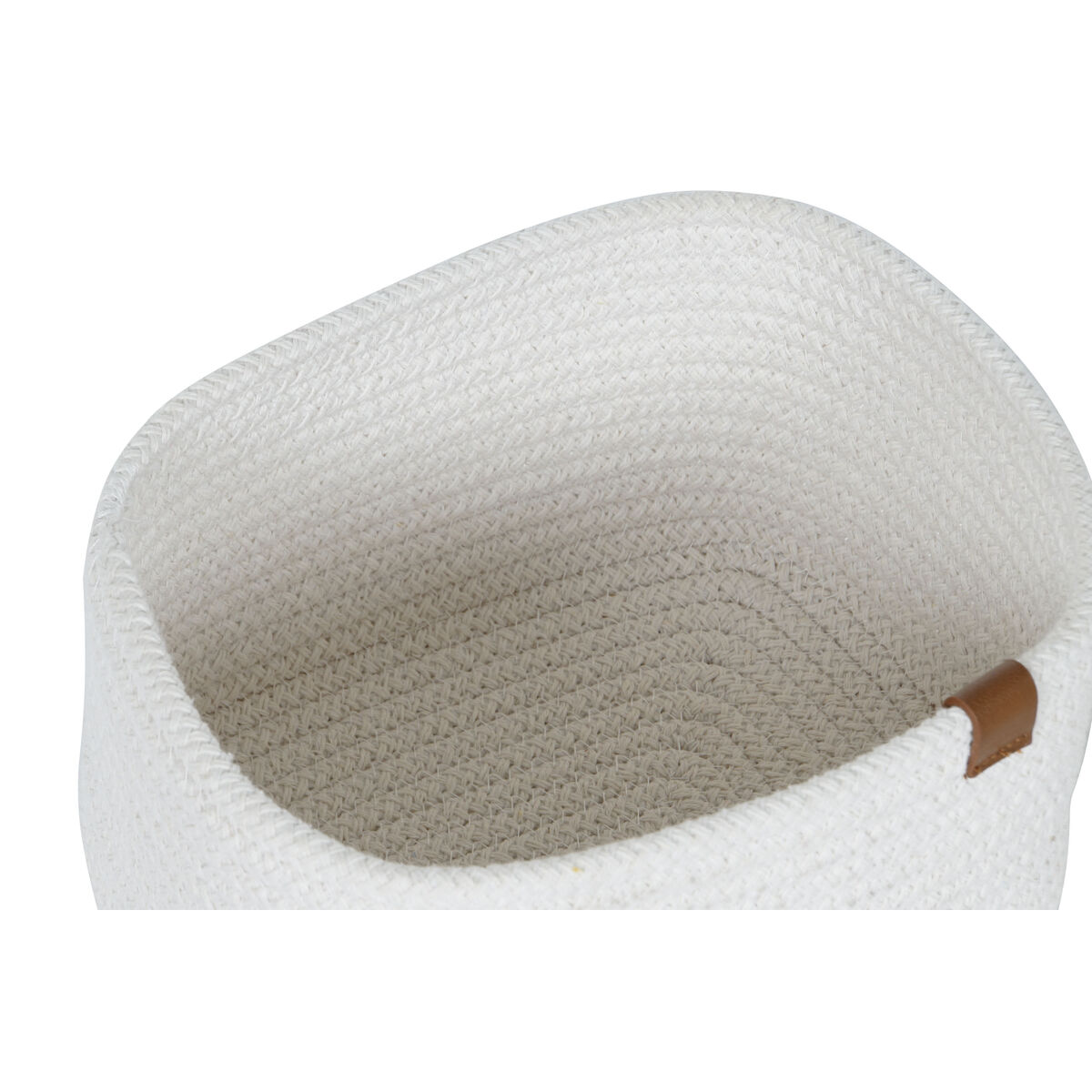 Korg - set Home ESPRIT Vit Modern 25 x 20 x 14 cm (3 Delar) - 3