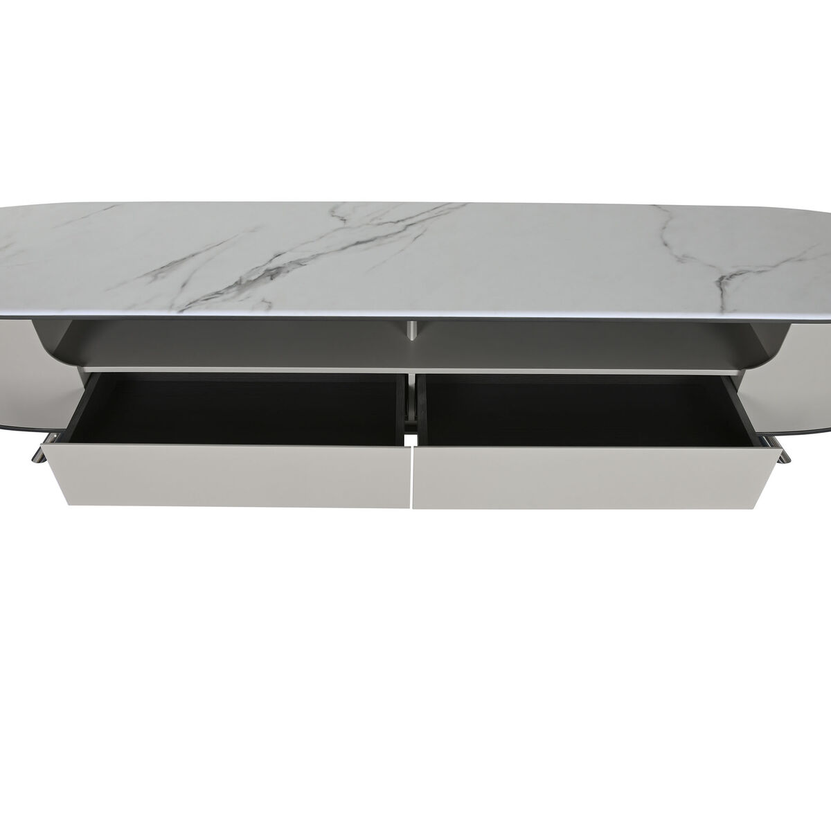 TV-möbler Home ESPRIT Vit Beige 220 x 42 x 41,5 cm - 3