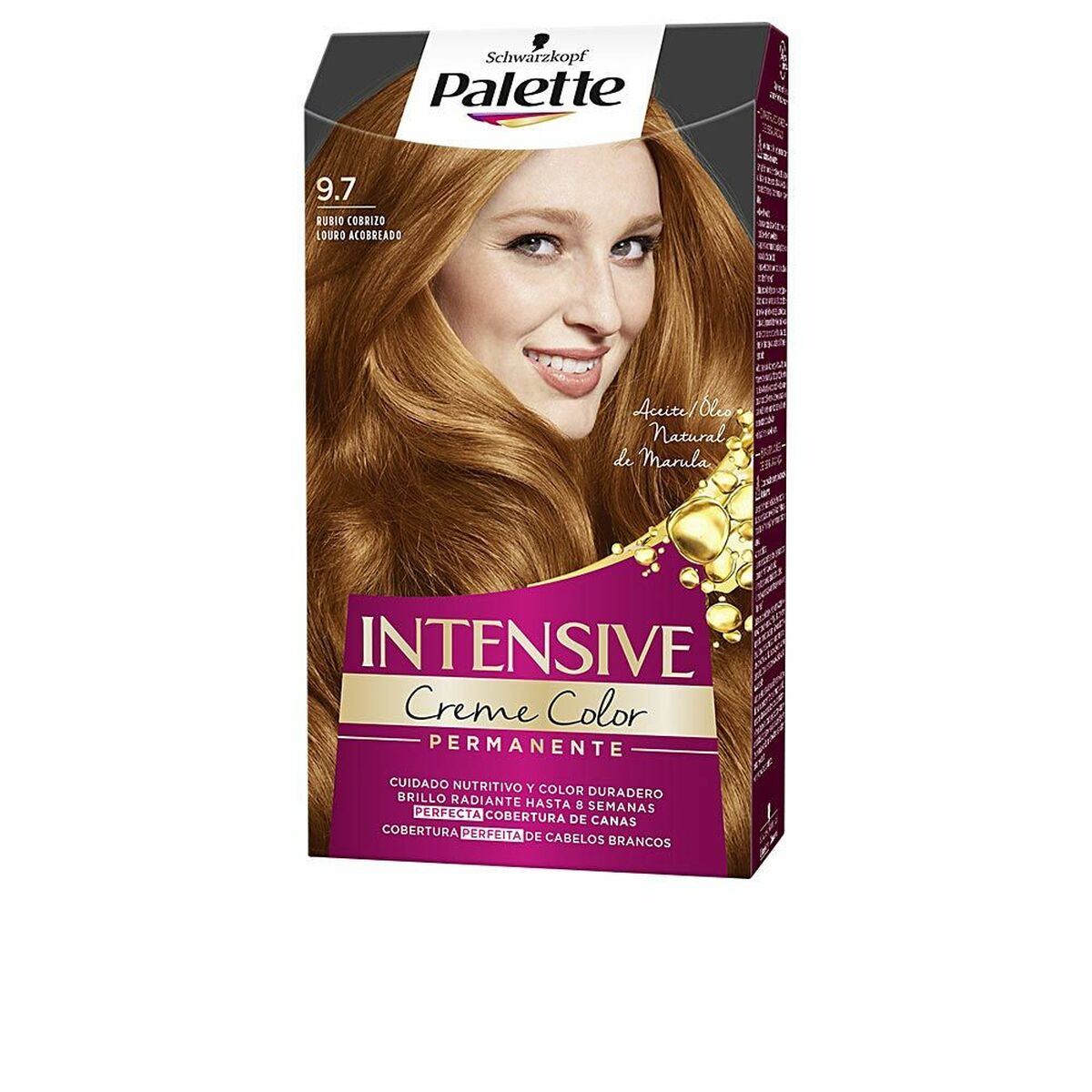 Permanent färg Schwarzkopf Palette Intensive Nº 9.7-Rubio Cobrizo (1 antal)