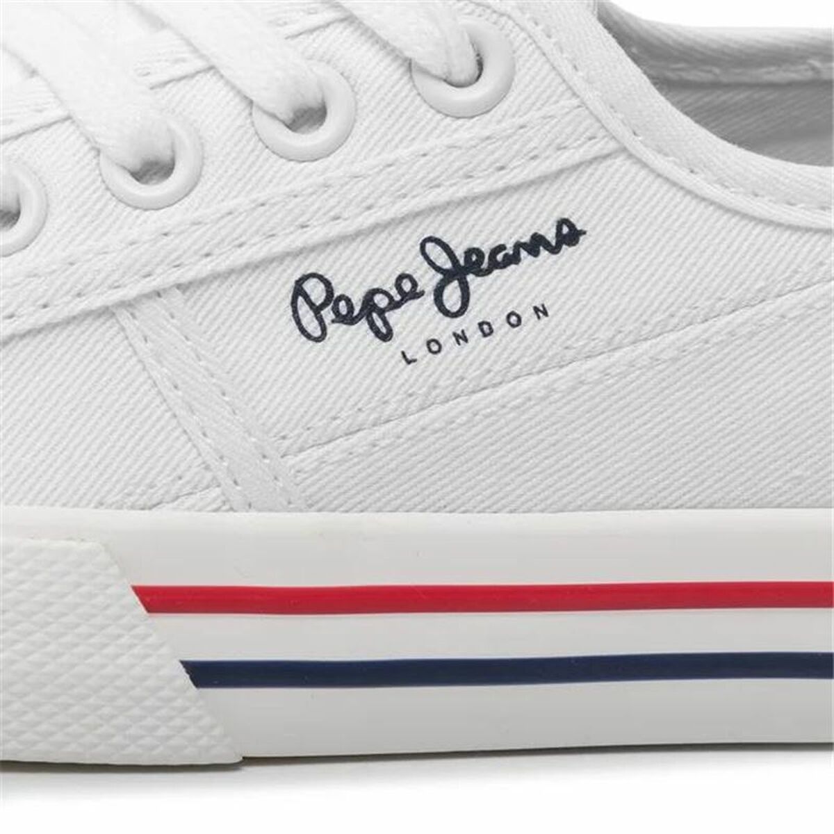 Gymnastiksko, Dam Pepe Jeans Brady Basic Vit - 6