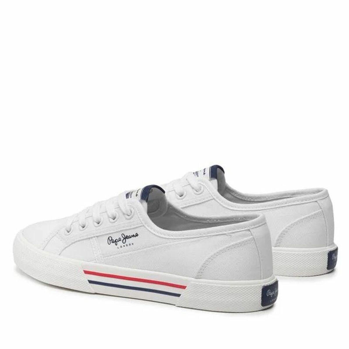 Gymnastiksko, Dam Pepe Jeans Brady Basic Vit - 2