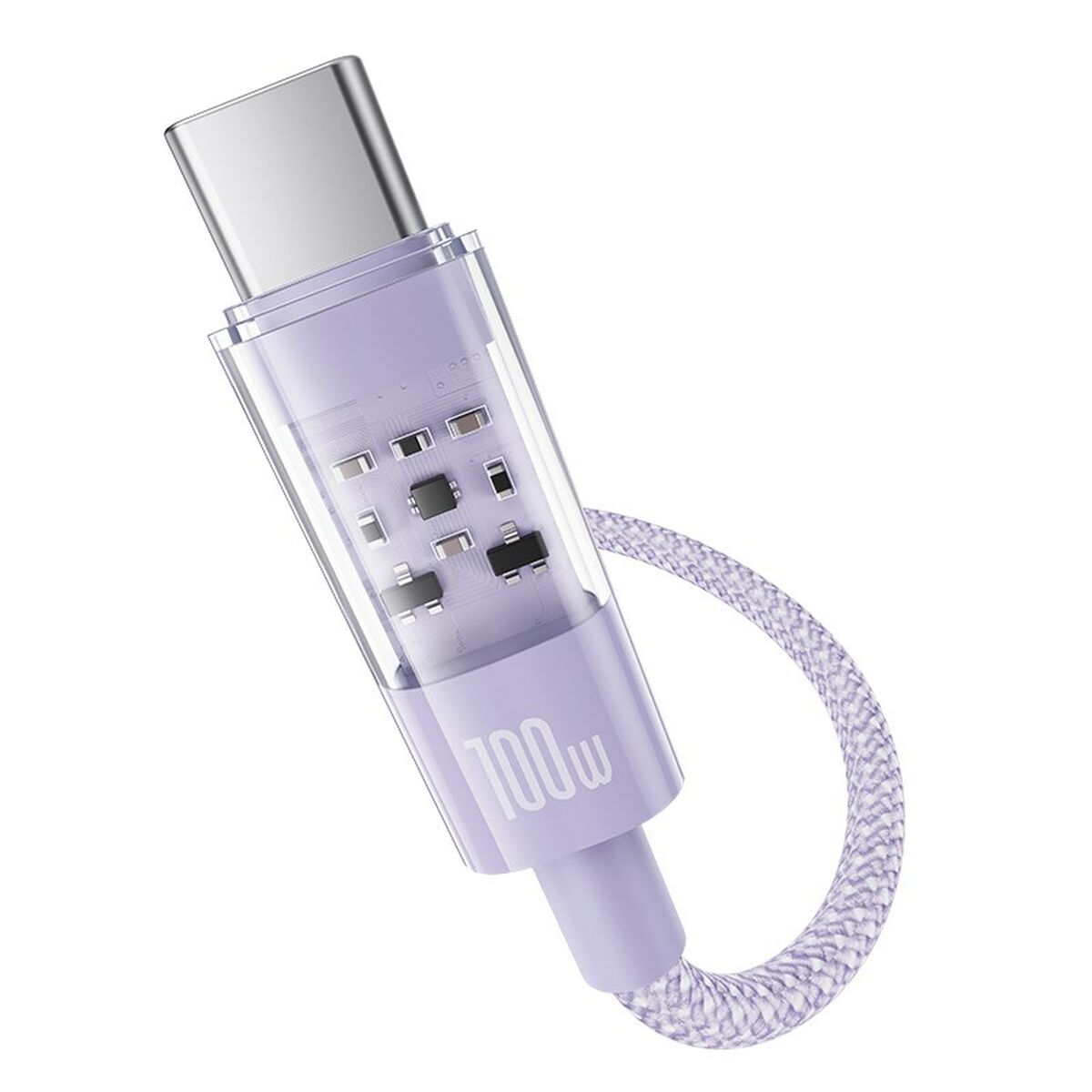 USB-C till USB-C Kabel Baseus P10373000511-01 Violett 2 m - 3