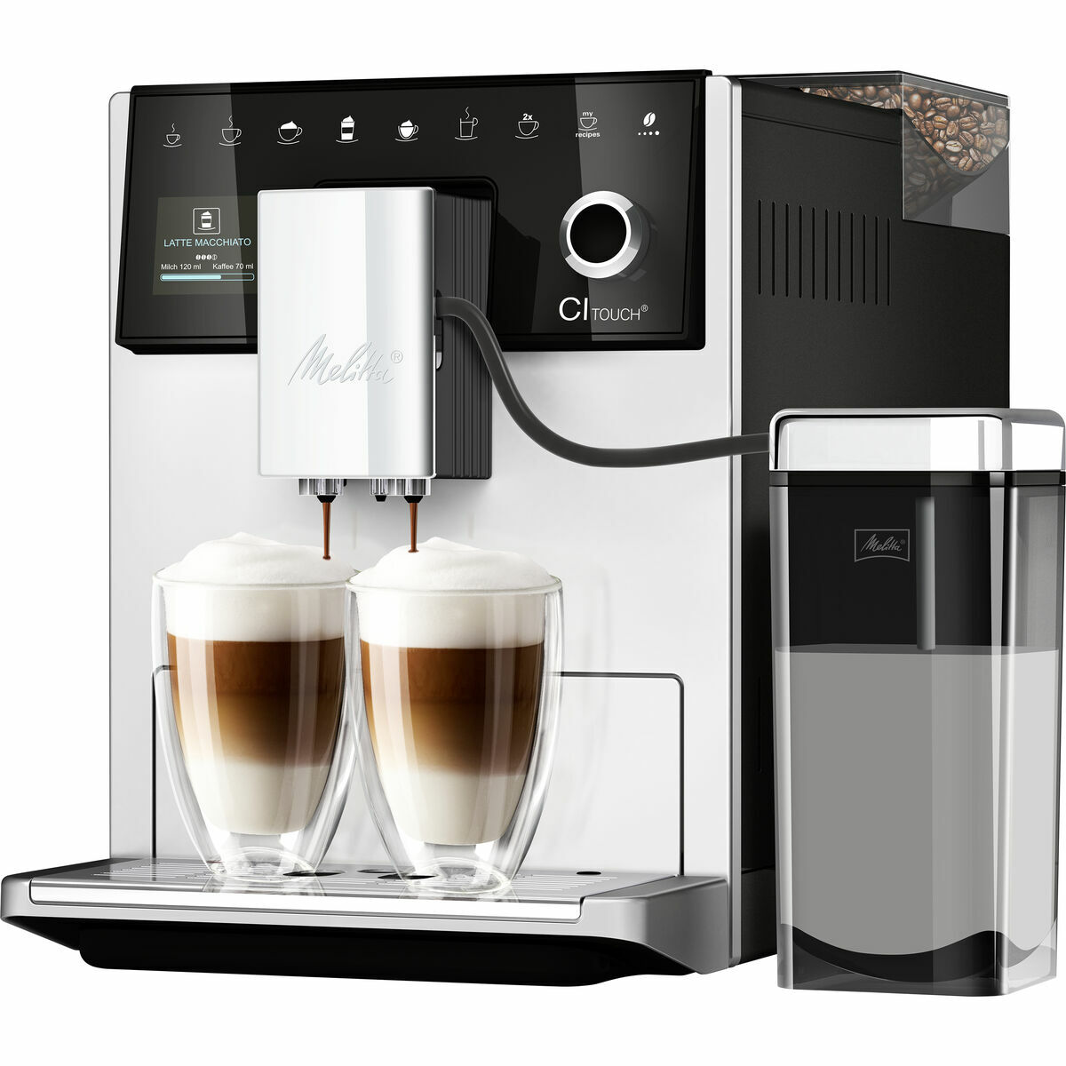 Superautomatisk kaffebryggare Melitta F630-111 Grå 1450 W 15 bar 1,8 L