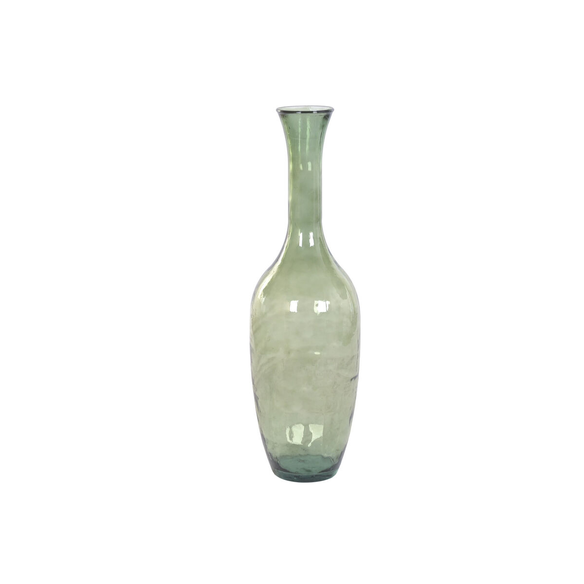 Vas Home ESPRIT Grön Återvunnet glas Traditionell stil Tropiskt 30 x 30 x 100 cm