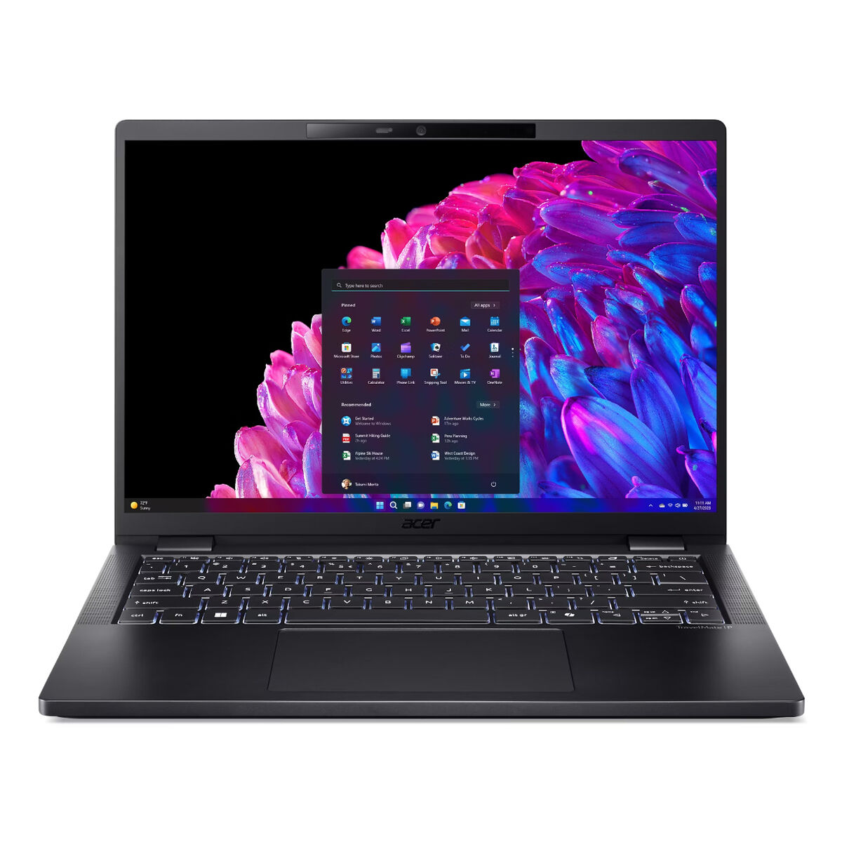 Bärbar dator Acer TMP614-73 14" Intel Evo Core Ultra 5 125H 16 GB RAM 512 GB SSD Qwerty Spanska - 7