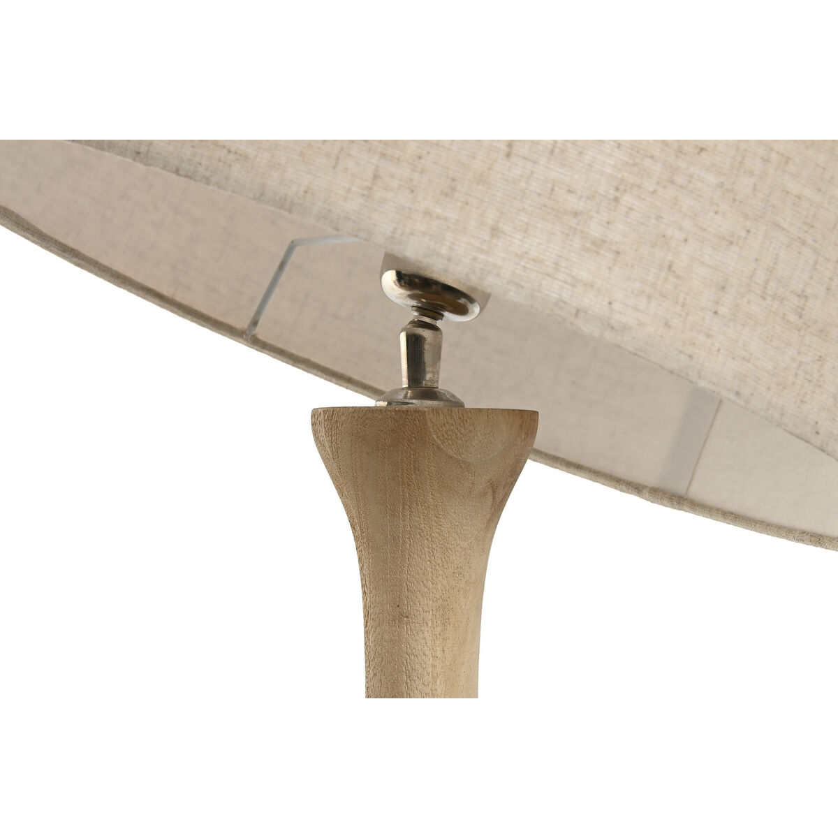 Bordslampa Home ESPRIT Naturell Mangoträ 50 W 220 V 40 x 40 x 78 cm - 4