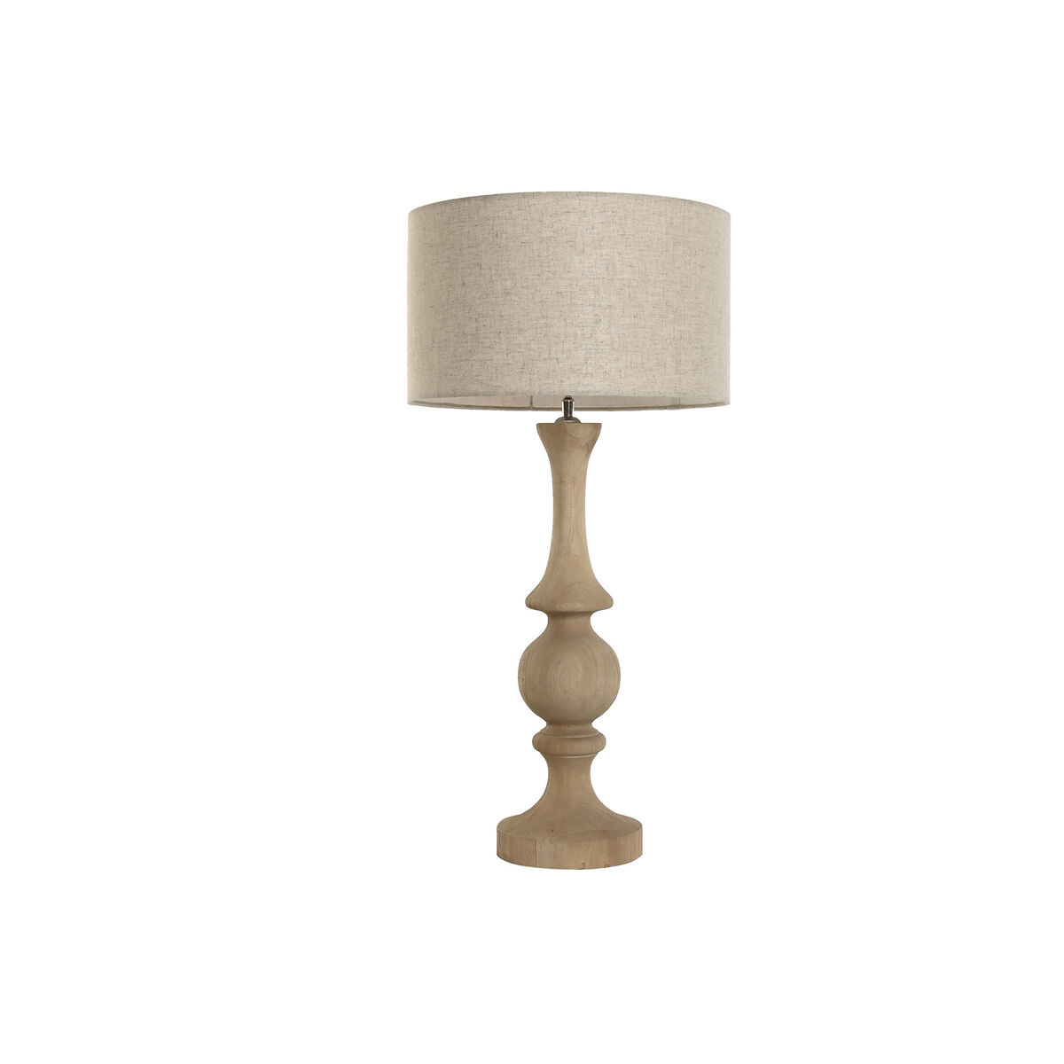 Bordslampa Home ESPRIT Naturell Mangoträ 50 W 220 V 40 x 40 x 78 cm