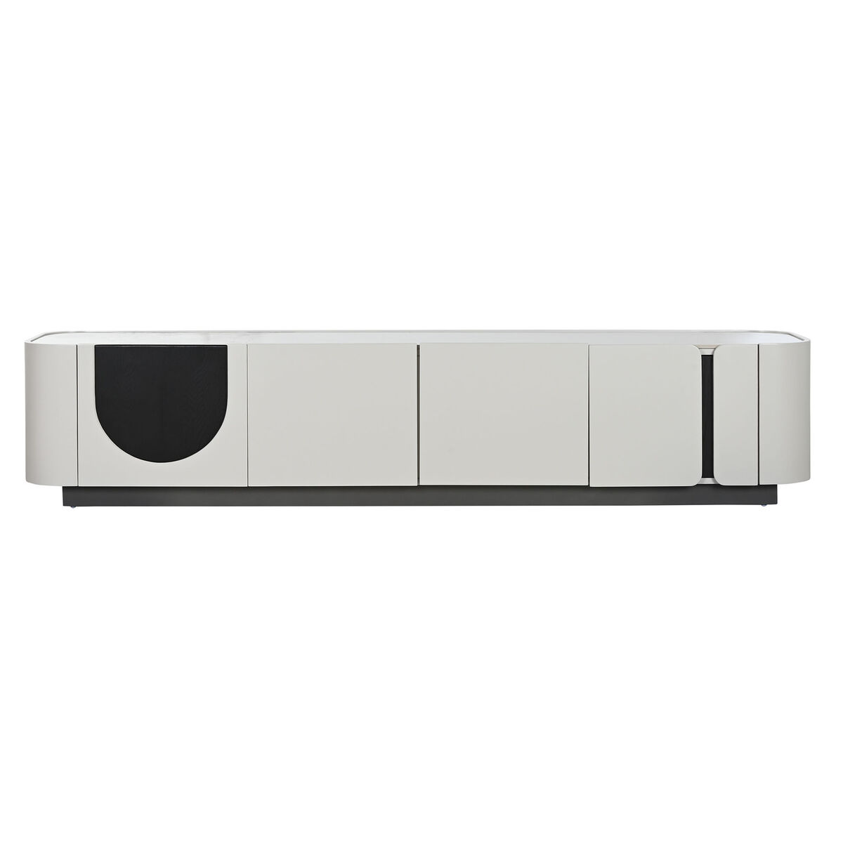 TV-möbler Home ESPRIT Vit Svart Beige 200 x 40 x 42 cm - 8