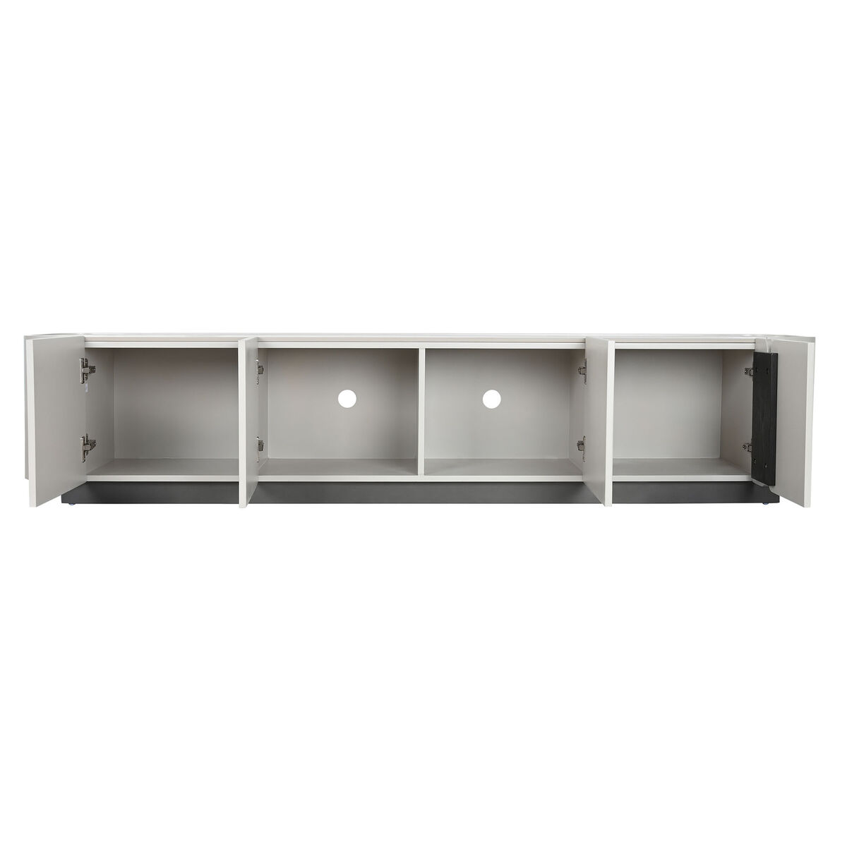 TV-möbler Home ESPRIT Vit Svart Beige 200 x 40 x 42 cm - 3