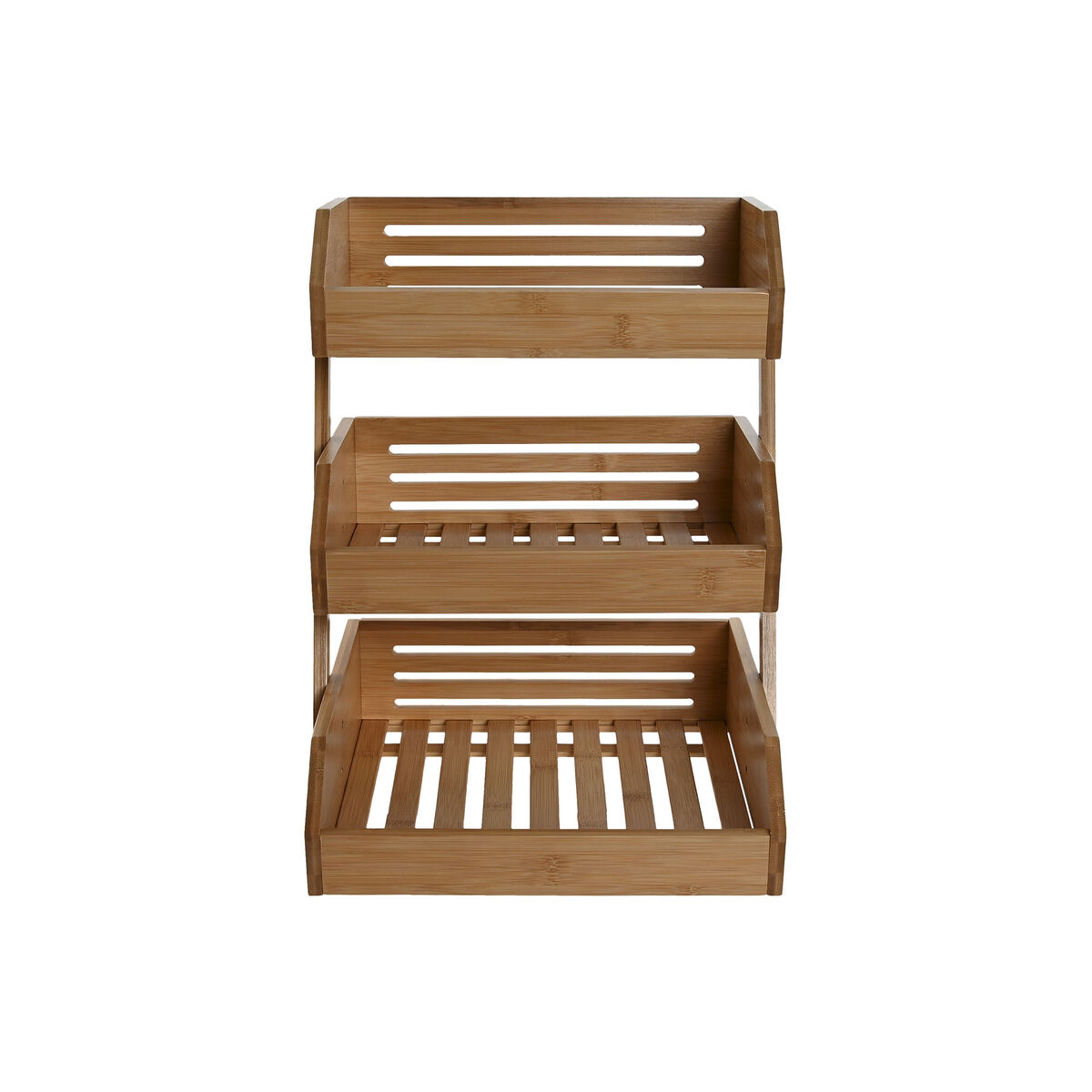 Fruktskål Home ESPRIT Naturell Bambu 30 x 33 x 41 cm - 3