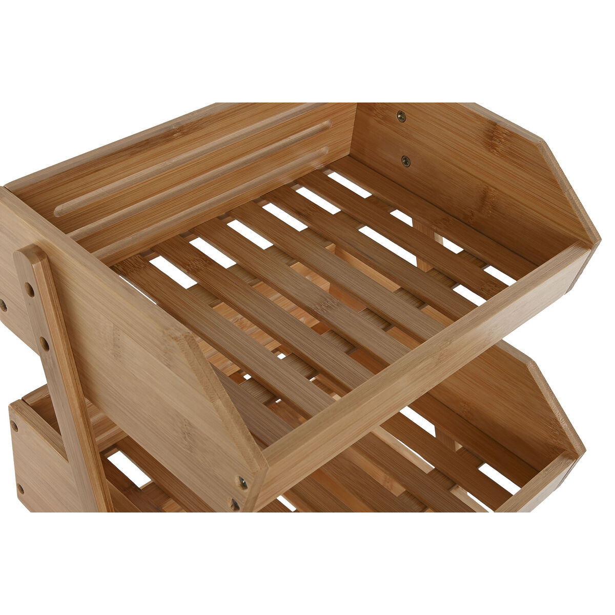 Fruktskål Home ESPRIT Naturell Bambu 30 x 33 x 41 cm - 2