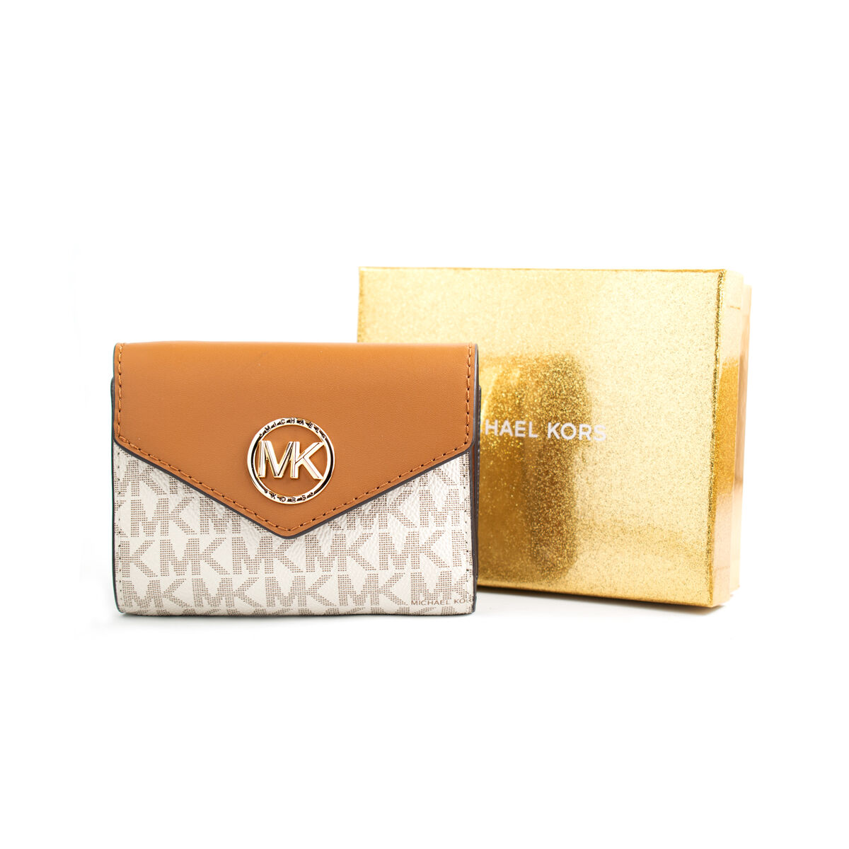 Damplånbok Michael Kors 32S1GNME6B-VANILLA 12 x 9 x 4 cm
