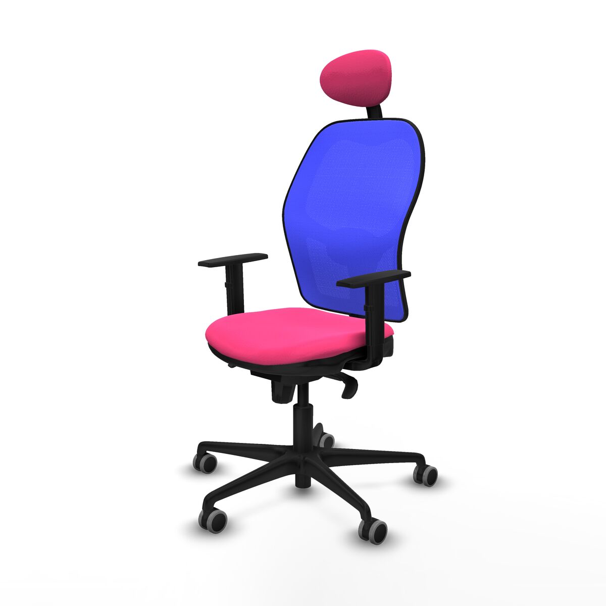 Kontorsstol med nackstöd Jorquera Piqueras y Crespo 1D036G1 Rosa - 2