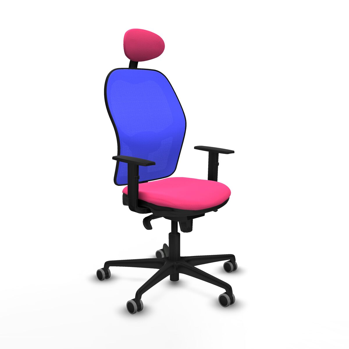 Kontorsstol med nackstöd Jorquera Piqueras y Crespo 1D036G1 Rosa