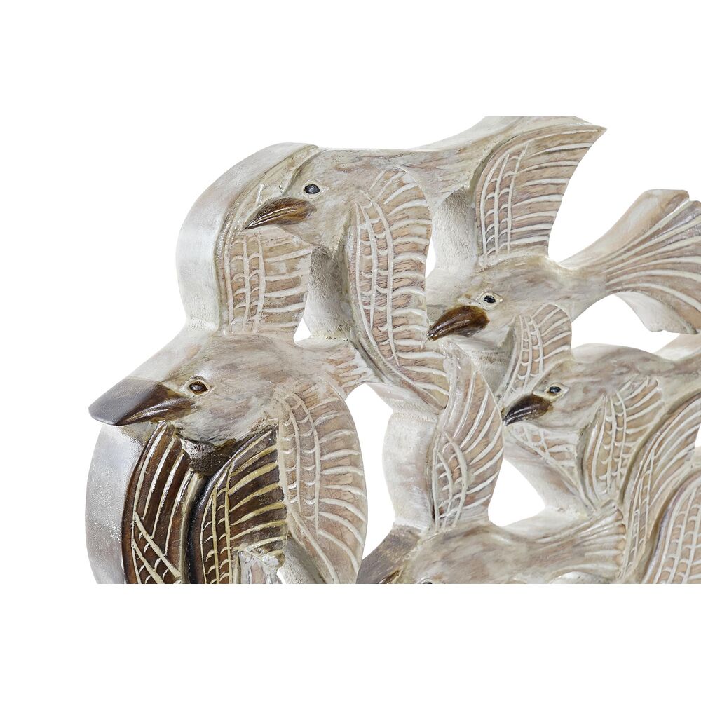 Prydnadsfigur DKD Home Decor Beige Järn Fåglar (38 x 11,5 x 54 cm) - 3