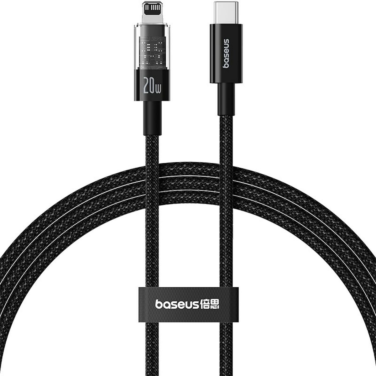 Kabel USB-C till Lightning Baseus P10373001111-00 Svart 1 m