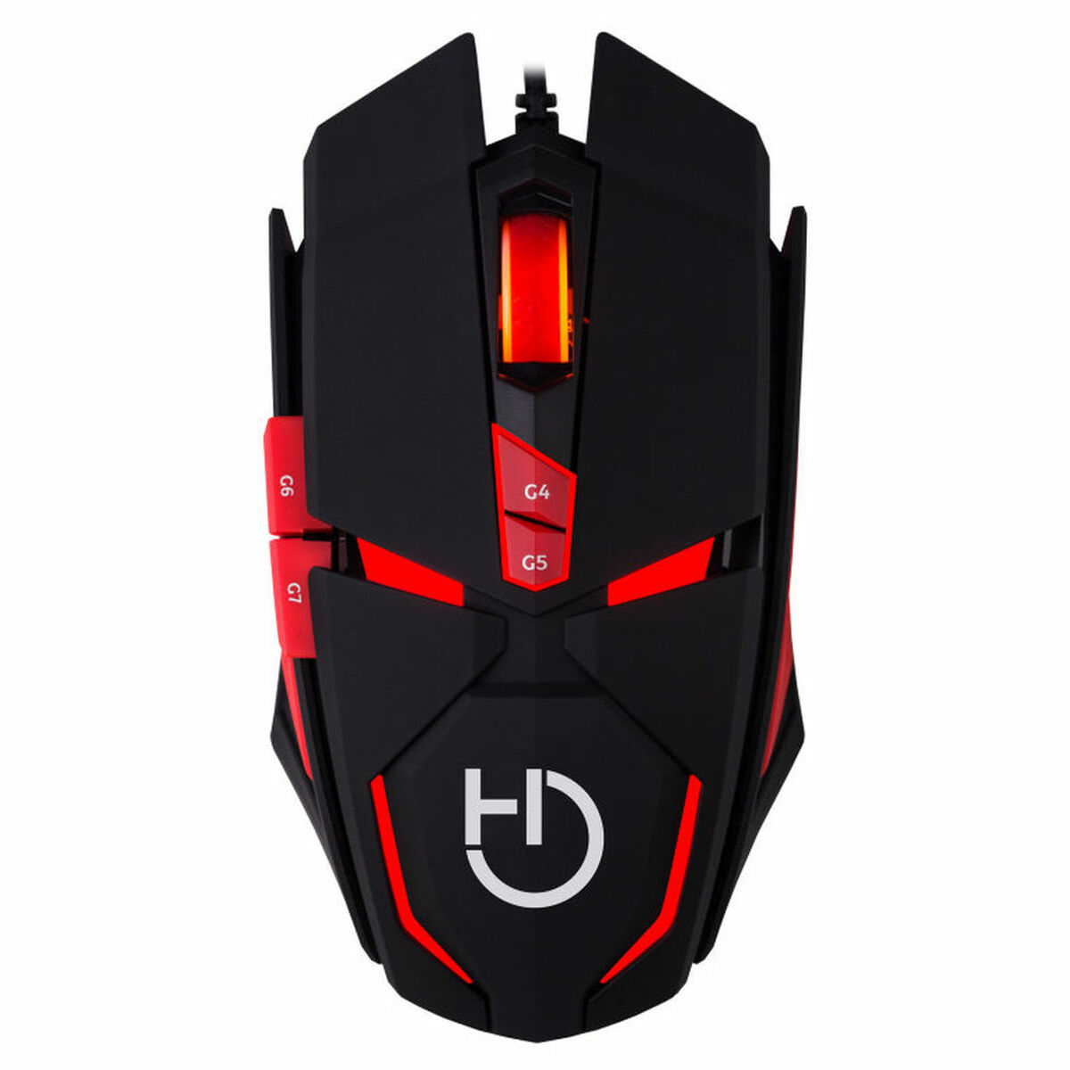 Gaming Mus Hiditec GMO010001 8100 dpi Röd
