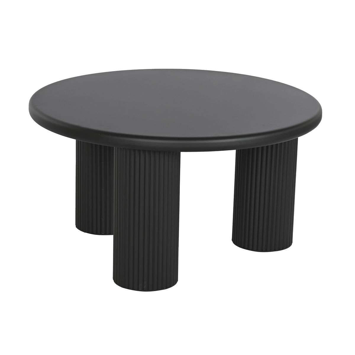 Sidobord Home ESPRIT Svart Metall 75 x 75 x 40 cm - 2