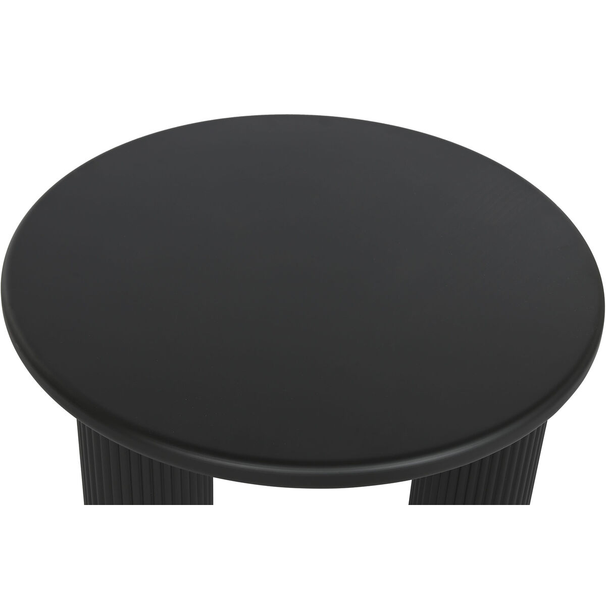 Sidobord Home ESPRIT Svart Metall 75 x 75 x 40 cm - 3