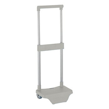Ryggsäck på hjul Safta Silvrig 22 x 67.5 x 17 cm