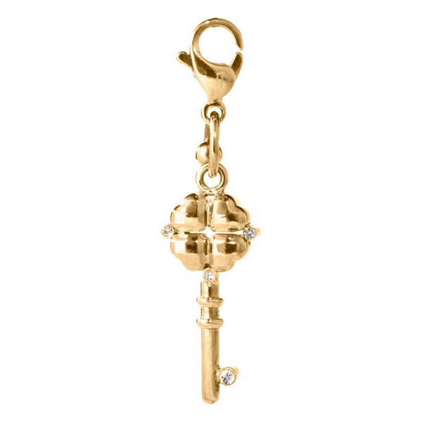 Dampärlor Folli Follie 3P1T009RC Gyllene (3 cm) - 2