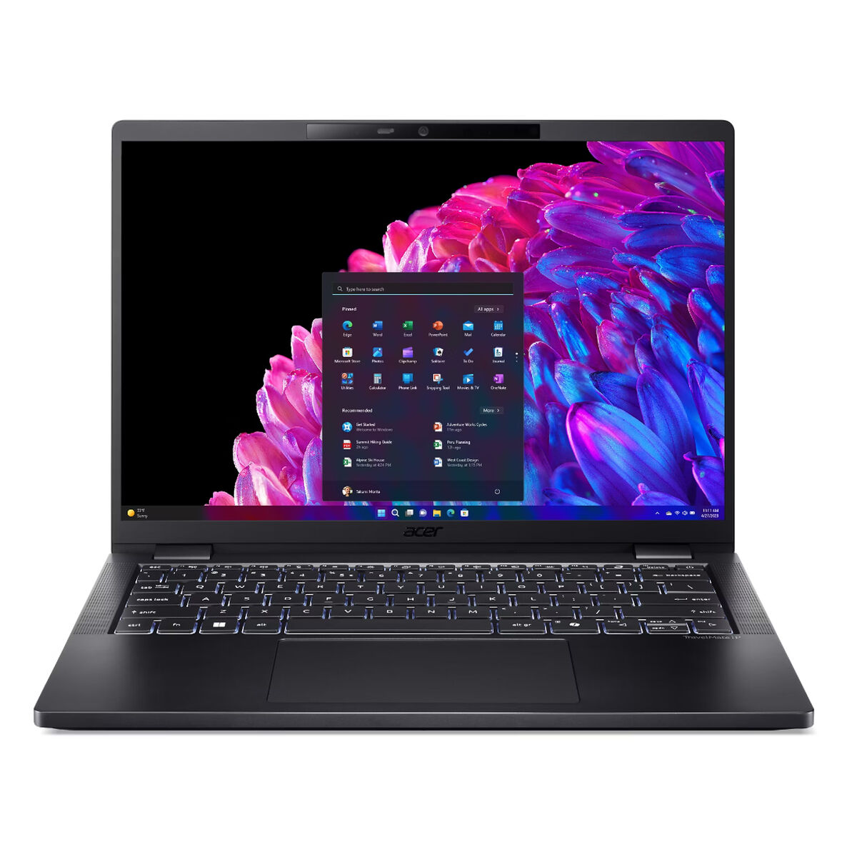 Bärbar dator Acer TMP614-73 14" Intel Core Ultra 7 155H 32 GB RAM 1 TB 1 TB SSD Qwerty Spanska - 4